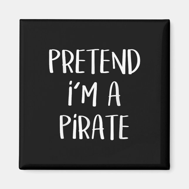 Imán Fiesta de Disfraz de Pirata Co. Uni-todas Edades D (Frente)