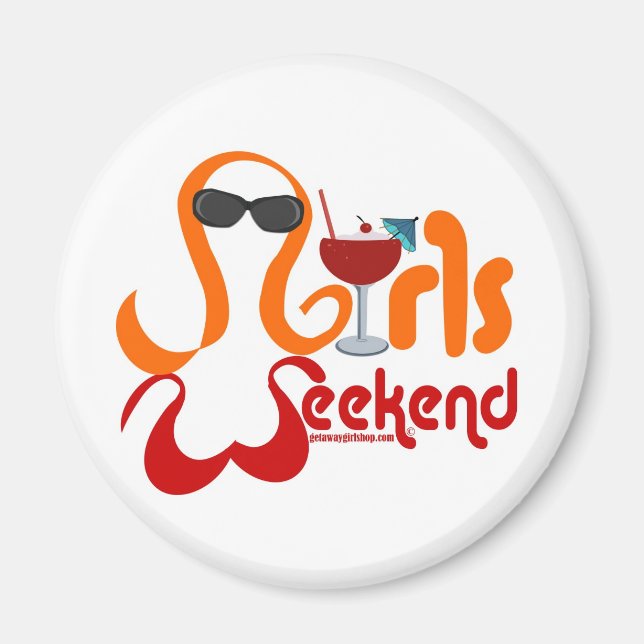 Imán Fiesta de fin de semana de chicas (Frente)