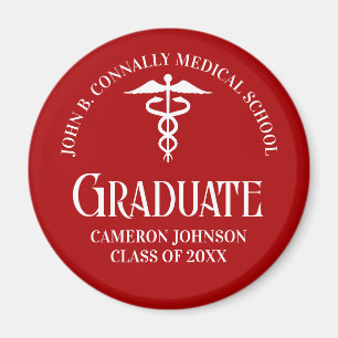 Imán Fiesta de Graduación Personalizada de la Escuela d