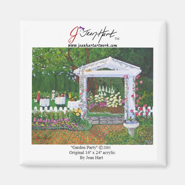 Imán Fiesta de jardín (Frente)