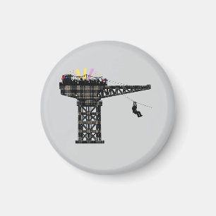 Imán Fiesta de la grúa Finnieston Crane Humor escocés r