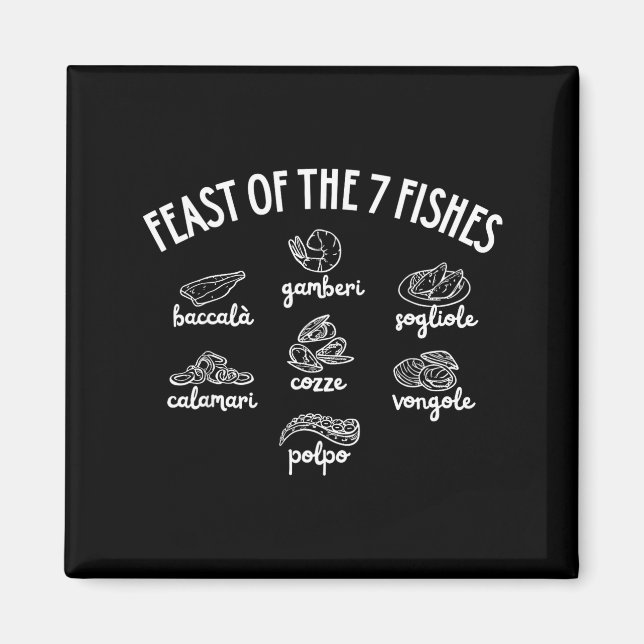 Imán Fiesta de los 7 Pescados (Frente)