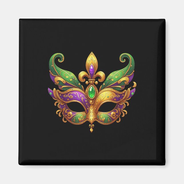 Imán Fiesta de Mardi Gras 2025 (Frente)