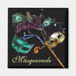 IMÁN FIESTA DE MÁSCARAS DE MARDI GRAS