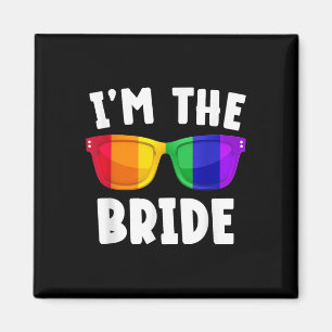 Imán Fiesta de matrimonio lgbt para lesbianas gay Tee B