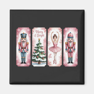 Imán Fiesta de Navidad con cascanueces regalo festivo