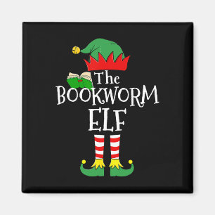 Imán Fiesta de Navidades del grupo familiar Bookworm El