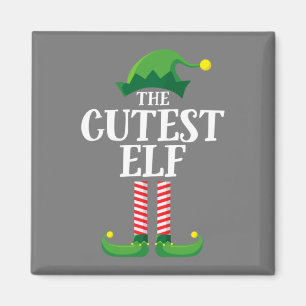 Imán Fiesta de Navidades del grupo familiar Cutest Elf