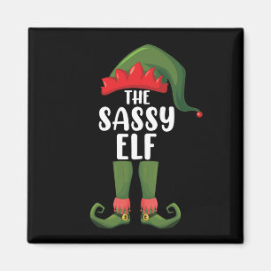 Imán Fiesta de Navidades del grupo familiar Sassy Elf M