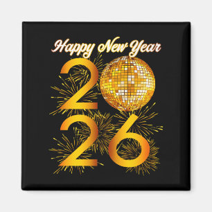 Imán Fiesta de Nochevieja - Feliz Año Nuevo 2026 Premiu