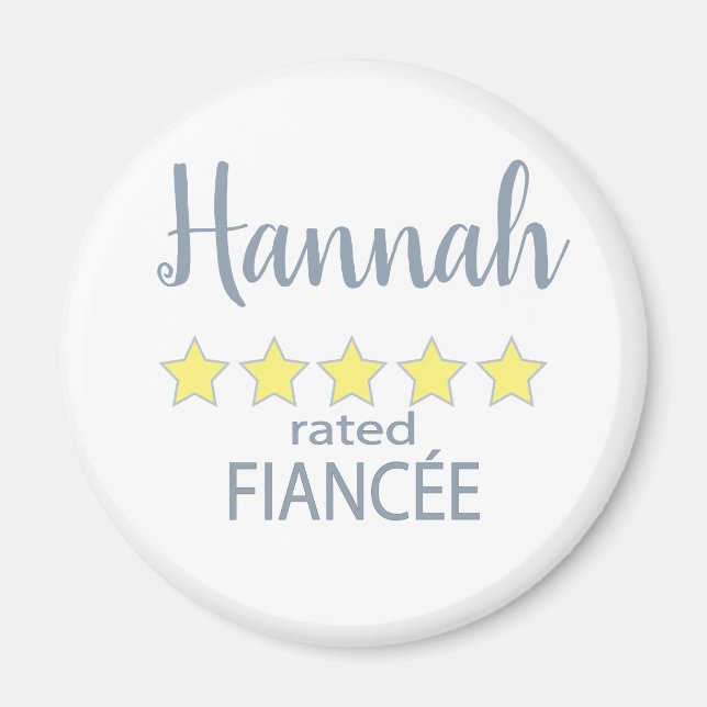 Imán Fiesta de Novias y Bodas 5 Estrellas (Frente)