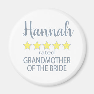 Imán Fiesta de novias y bodas 5 estrellas Abuela de nov