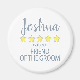 Imán Fiesta de novias y bodas 5 estrellas amigo de Groo