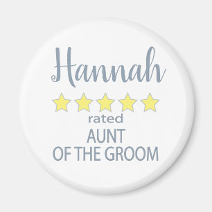 Imán Fiesta de novias y bodas 5 estrellas tía del Groom