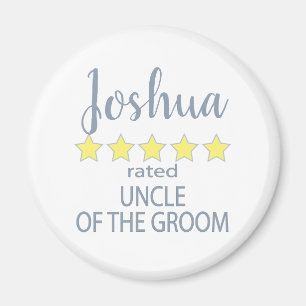 Imán Fiesta de novias y bodas 5 estrellas tío de Groom