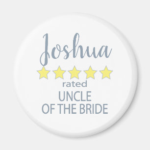 Imán Fiesta de novias y bodas 5 estrellas tío de la nov