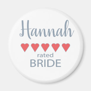 Imán Fiesta de novias y bodas 5 Novia de corazón