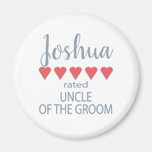 Imán Fiesta de novias y bodas 5 Tío del Corazón de Groo