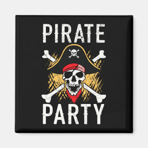 Imán Fiesta de piratas para hombres caribe bucanero ama