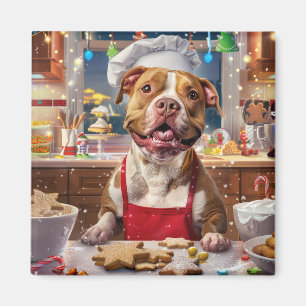 Imán Fiesta de Pit Bull: Navidades festivos