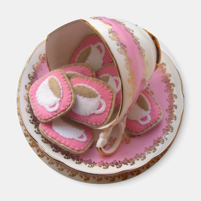 Imán ¡Fiesta de té! (Frente)