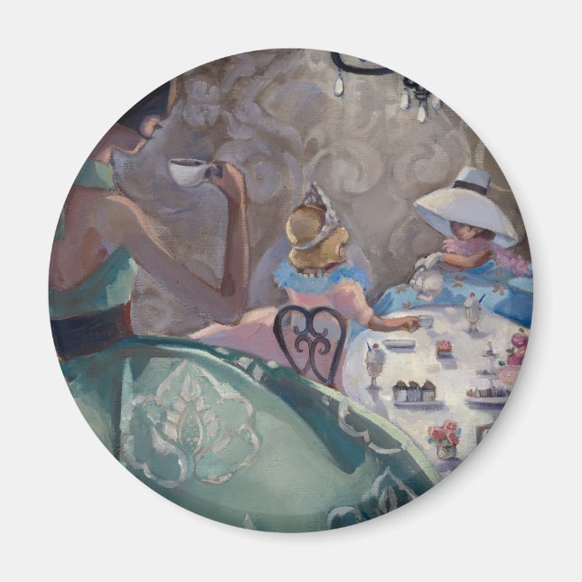 Imán Fiesta de té de Trish Biddle (Frente)