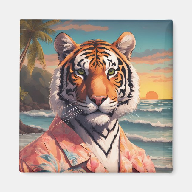 Imán Fiesta de tigres (Frente)