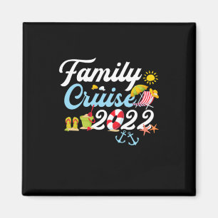 Imán Fiesta de vacaciones familiares coincidente de cru