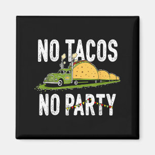 Imán Fiesta del martes de tacos divertidos para amantes