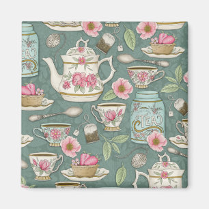 Imán Fiesta del té de cosecha