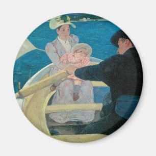 Imán Fiesta en un barco de Mary Cassatt, Arte fino vint
