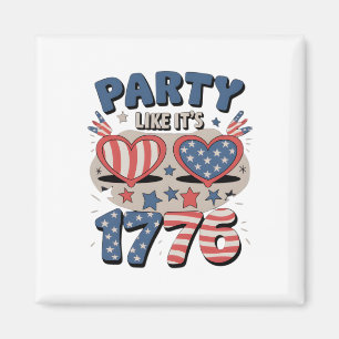 Imán FIESTA estadounidense como si fuera 1776, Estados