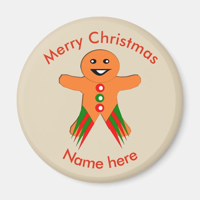 Imán Fiesta Gingerbread Man Magnet (Frente)