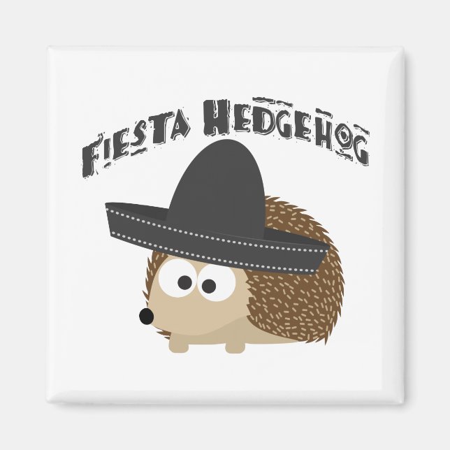 Imán Fiesta Hedgehog (Frente)