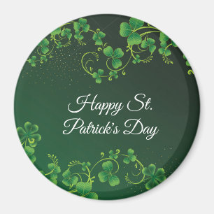 Imán Fiesta irlandés del Green Shamrock Vine