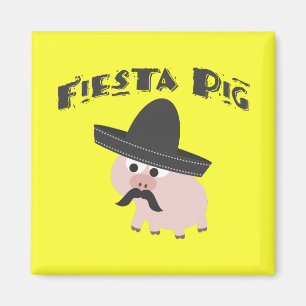 Imán Fiesta Pig