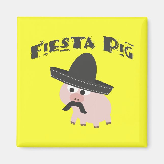 Imán Fiesta Pig (Frente)
