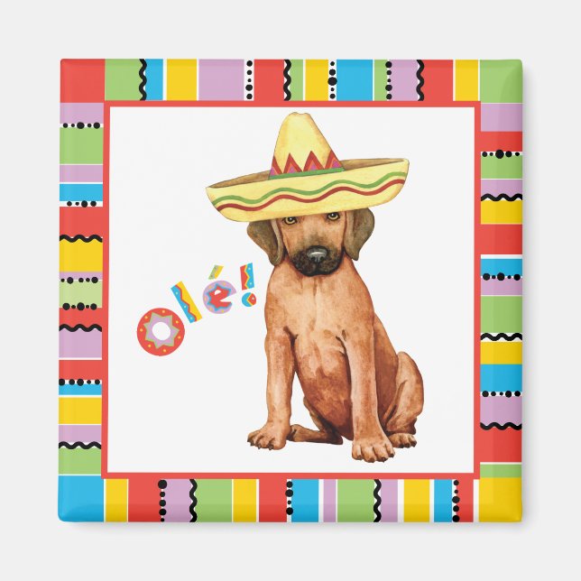 Imán Fiesta Rhodesian Ridgeback Magnet (Frente)