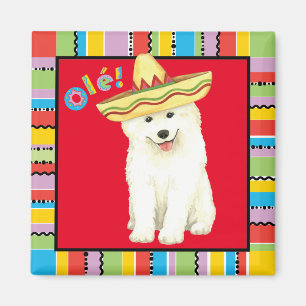 Imán Fiesta Samoyed Magnet
