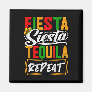 Imán Fiesta Siesta Tequila Repetir México Cinco Mexican