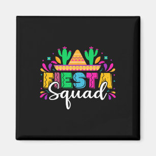 Imán Fiesta Squad Fiesta Mexicano Cinco De Mayo