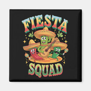 Imán Fiesta Squad gracioso Cinco De Mayo Fiesta Mexican