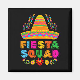 Imán Fiesta Squad Tacos Fiesta mexicano Fiesta Squad Ci