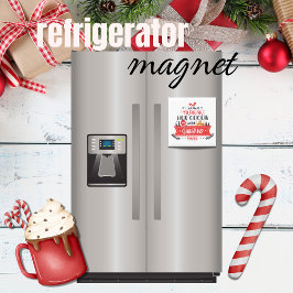 Imán Fiesta temática de los Navidades Cute