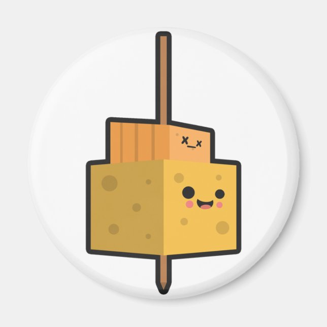 Imán Fiesta Tiempo Comida Cheese Stick Magnet (Frente)