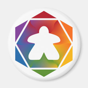 Imán Fiesta Time Meeple Magnet