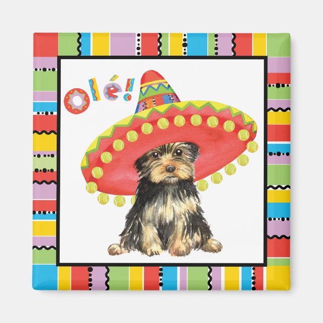 Imán Fiesta Yorkie (Frente)