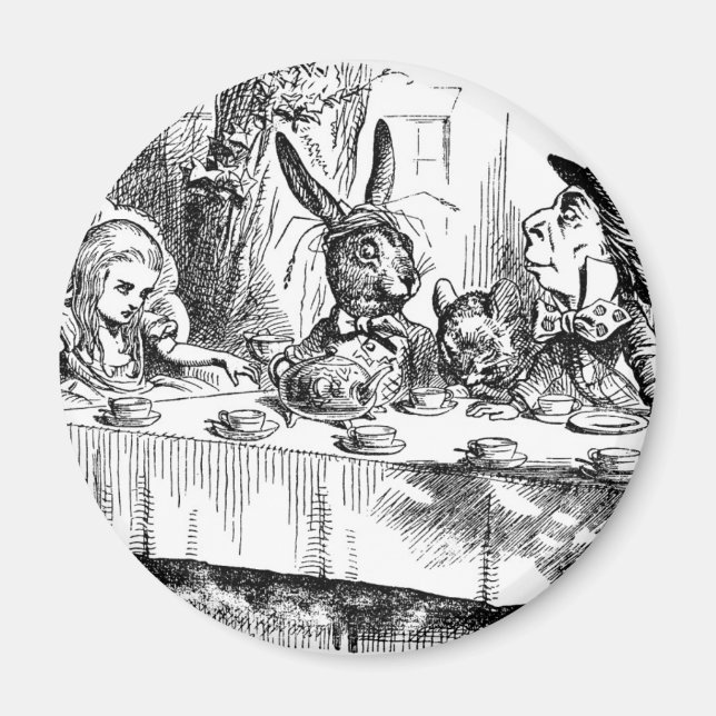 Imán Fiestas del té y locura (Frente)