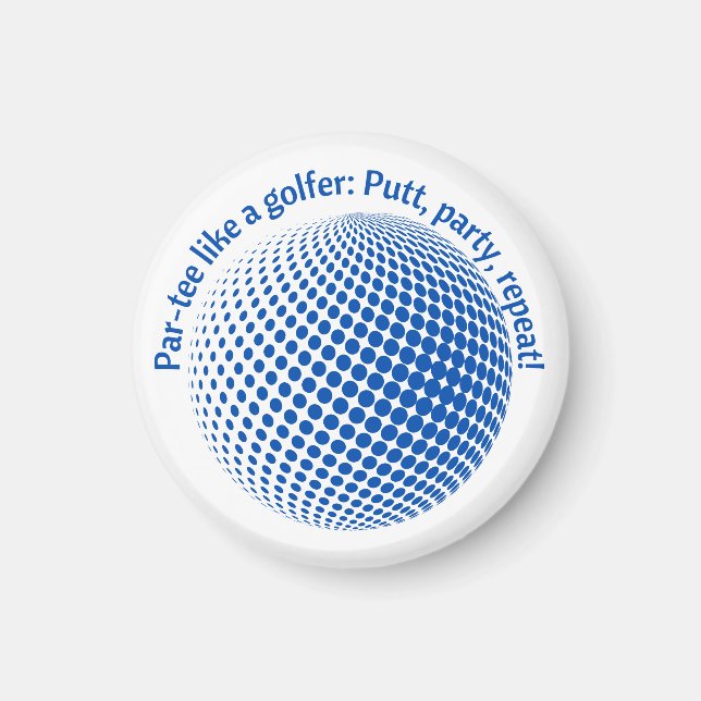 Imán Fiestón como un golfista (Frente)