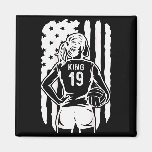 Imán Fife Life High School Volleyball King 19  (Frente)